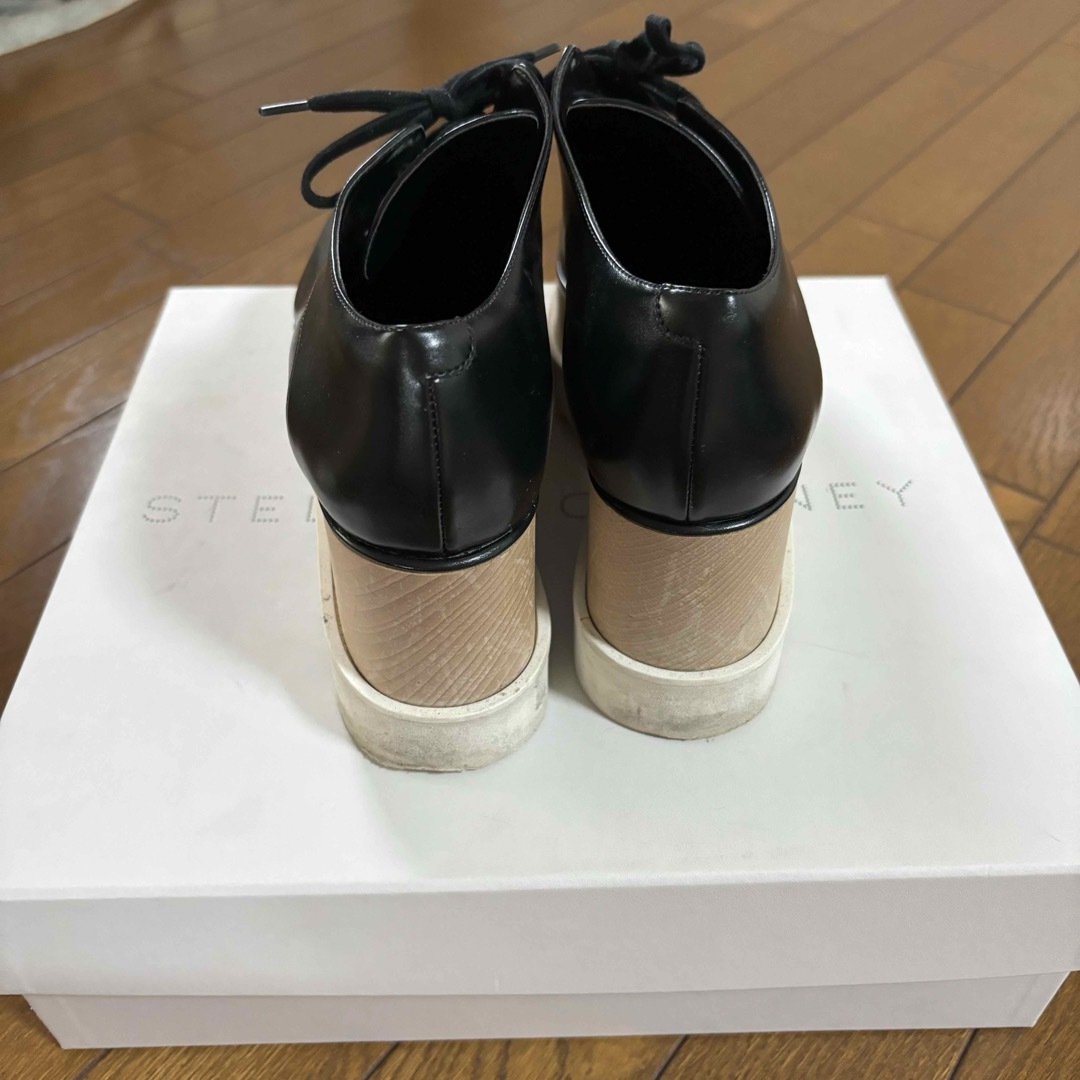 Stella McCartney(ステラマッカートニー)のステラマッカートニー エリスシューズ エコレザー ブラック 黒 厚底 スニーカー レディースの靴/シューズ(ハイヒール/パンプス)の商品写真