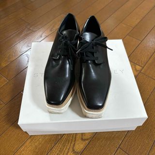 ステラマッカートニー(Stella McCartney)のステラマッカートニー エリスシューズ エコレザー ブラック 黒 厚底 スニーカー(ハイヒール/パンプス)