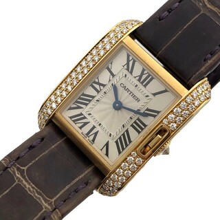 カルティエ(Cartier)の　カルティエ Cartier タンク　アングレーズ　SM WT100014 K18YG レディース 腕時計(腕時計)