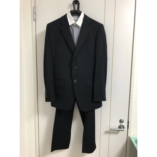 COMME CA MEN - コムサメン　スーツ　ブラック　