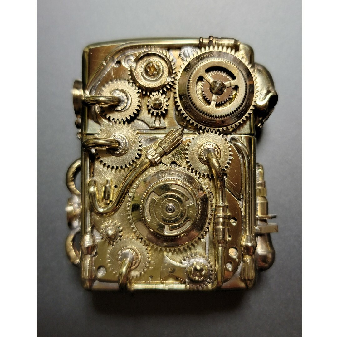 新品未使用 ジッポ スチームパンク ゴールド ドクロ zippo armor 新品未使用 ジッポ スチームパンク ゴールド ドクロ zippo armor
