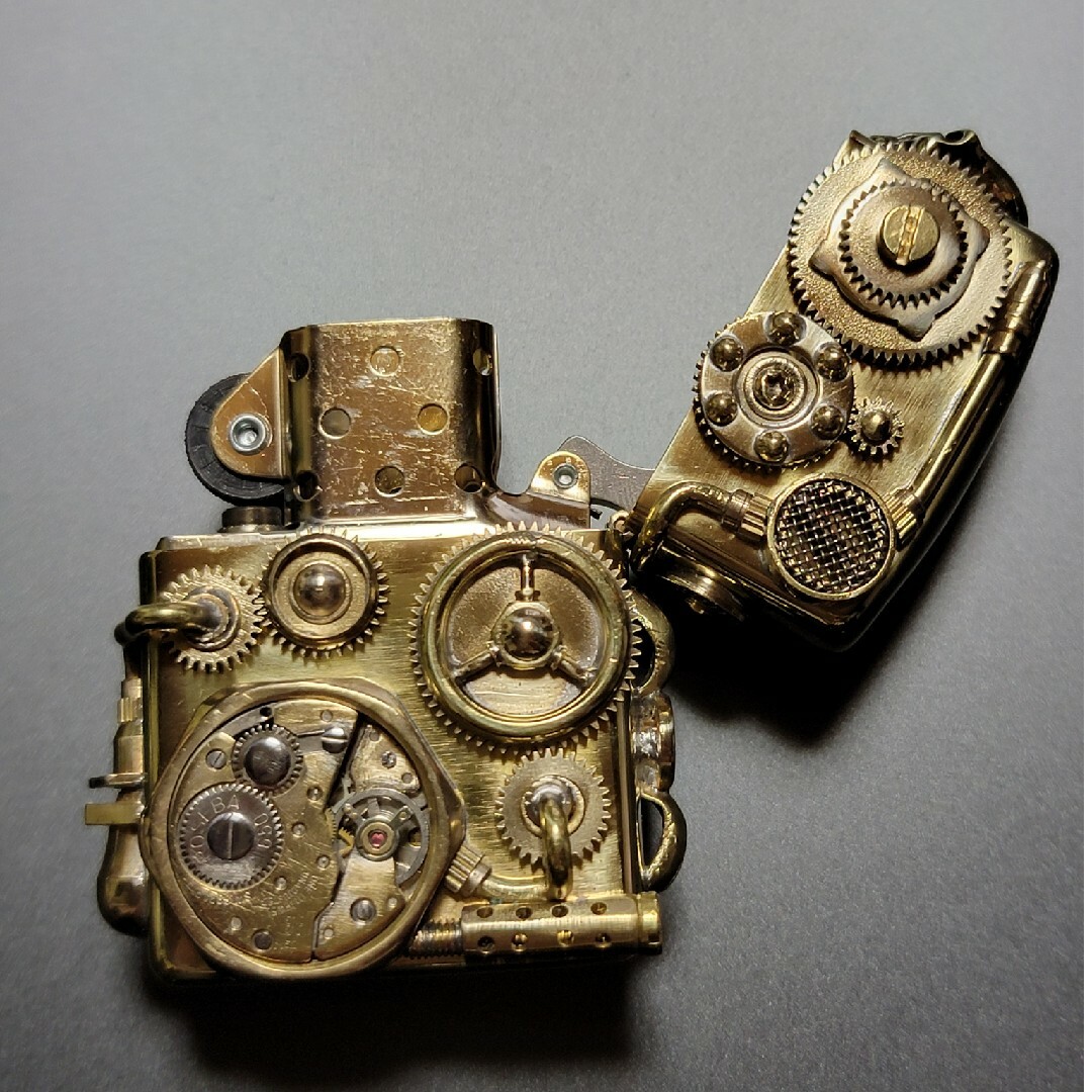 新品未使用 ジッポ スチームパンク ゴールド ドクロ zippo armor 新品未使用 ジッポ スチームパンク ゴールド ドクロ zippo armor