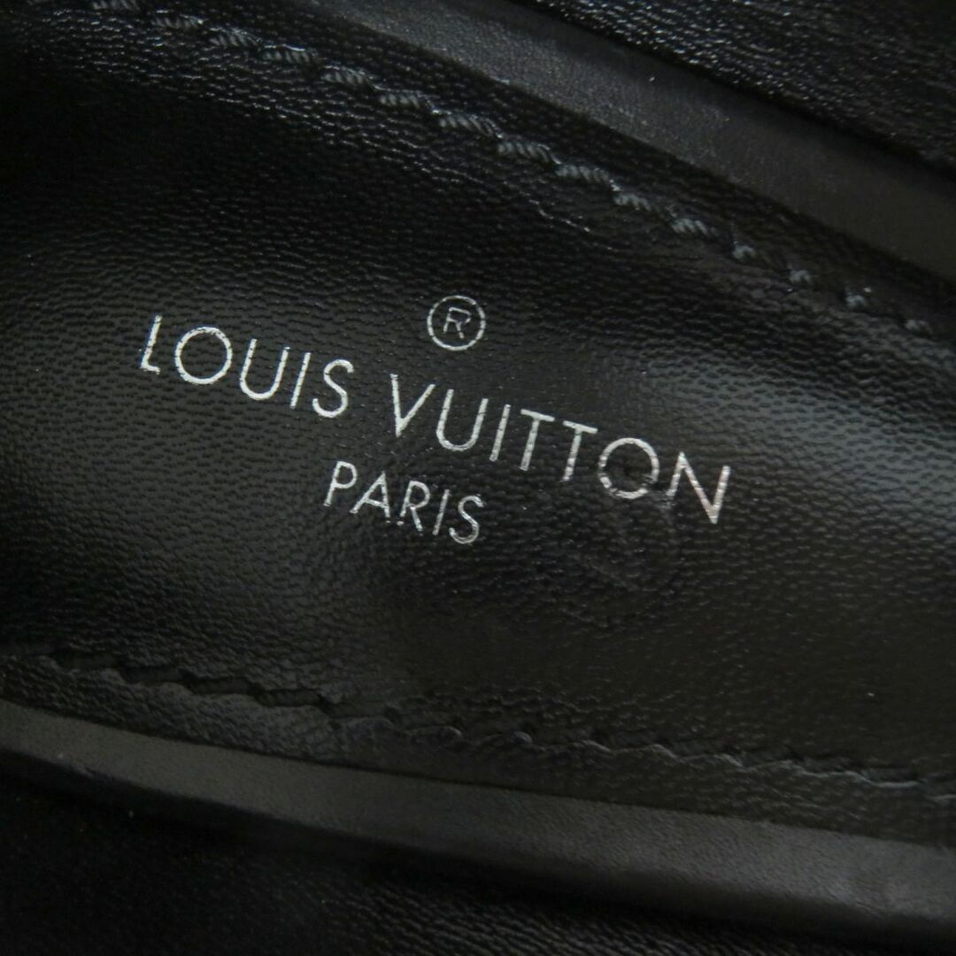 LOUIS VUITTON(ルイヴィトン)の極美品☆LOUIS VUITTON ルイヴィトン モノグラム シェリーライン スタッズ付 レザー パンプス ブラック 36 レディース イタリア製 レディースの靴/シューズ(ハイヒール/パンプス)の商品写真