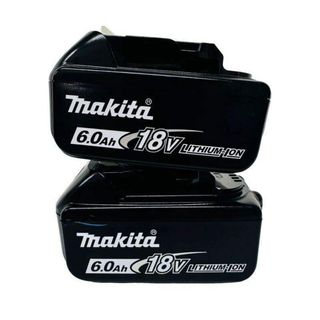 makita マキタ リチウムイオンバッテリ 18V 純正 BL1860B 2点セット 本体のみ 【中古良品】 42402K124(その他)