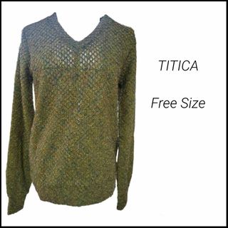 チチカカ(titicaca)の☆TITICACA☆チチカカ☆ニット☆Vネック☆カットソー☆トップス☆セーター☆(ニット/セーター)