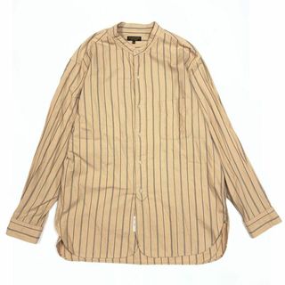 *A VONTADE - A VONTADE Banded Collar Shirts Stripe XL