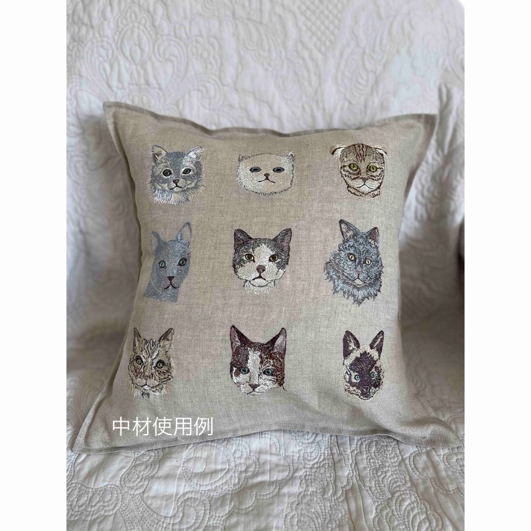 新品 コーラル&タスク クッションカバー 猫 新品 コーラル&タスク クッションカバー 猫