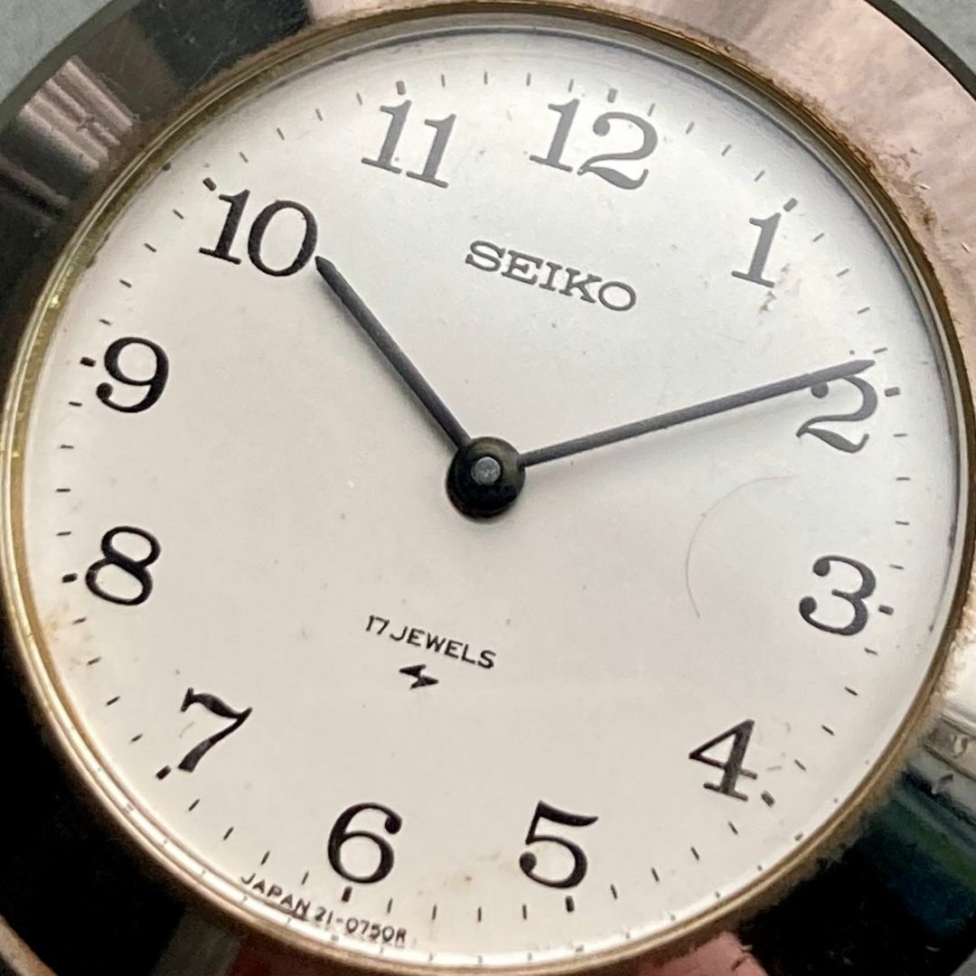 SEIKO(セイコー)の【動作品】セイコー Seiko アンティーク 懐中時計 1969年 手巻き レディースのファッション小物(その他)の商品写真