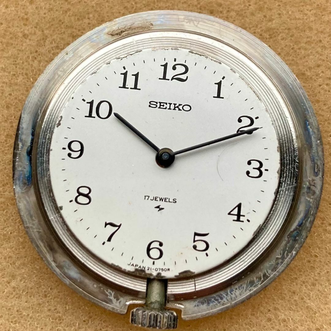 SEIKO(セイコー)の【動作品】セイコー Seiko アンティーク 懐中時計 1969年 手巻き レディースのファッション小物(その他)の商品写真