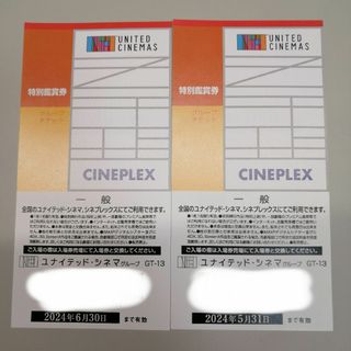 ユナイテッド・シネマ　映画　鑑賞券　チケット　前売り券　TOHO　MOVIX不e(その他)