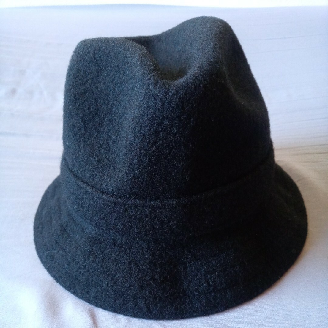 KANGOL(カンゴール)のKANGOL ポークパイハット PLAYER S 黒 中古 メンズの帽子(ハット)の商品写真