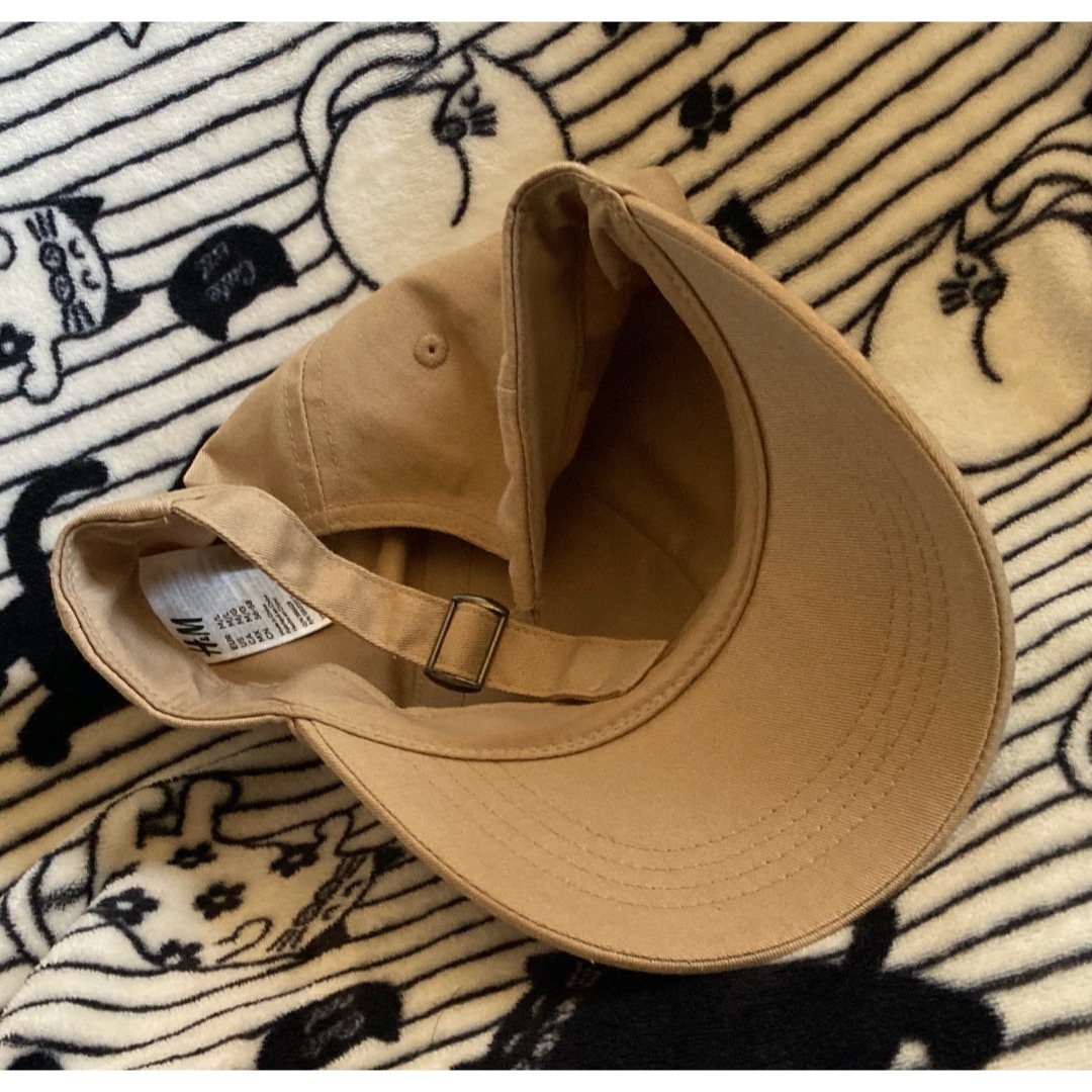 H&M(エイチアンドエム)の春にオススメ2♪ベージュキャップ[H&M エイチアンドエム]キャップCAP帽子 レディースの帽子(キャップ)の商品写真