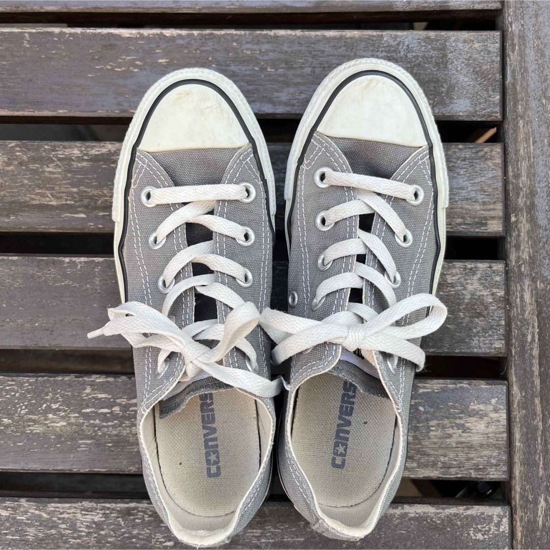 CONVERSE(コンバース)の2300円→1700円　コンバース オールスター　ローカット　グレー 23cm レディースの靴/シューズ(スニーカー)の商品写真