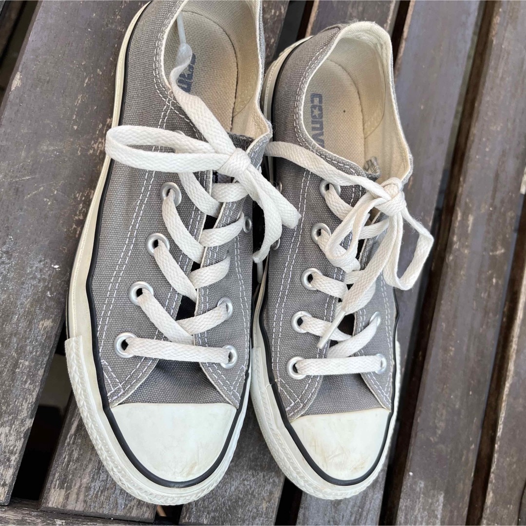 CONVERSE(コンバース)の2300円→1700円　コンバース オールスター　ローカット　グレー 23cm レディースの靴/シューズ(スニーカー)の商品写真