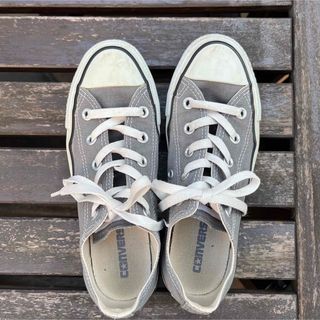 コンバース(CONVERSE)の2300円→1700円　コンバース オールスター　ローカット　グレー 23cm(スニーカー)