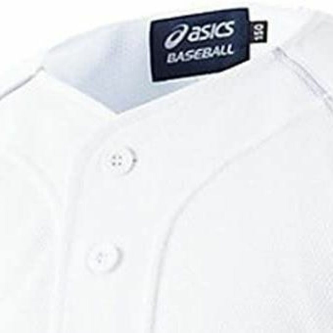 asics(アシックス)の【新品】asics 野球 フルオープンゲームシャツ 高吸汗・速乾性 130㎝ スポーツ/アウトドアの野球(ウェア)の商品写真