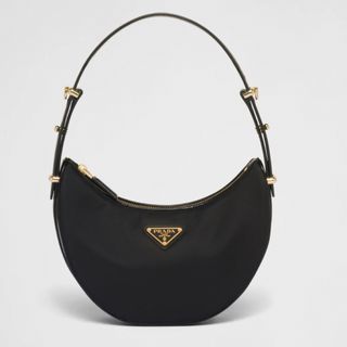 プラダ(PRADA)の プラダ アーケ Re-Nylon xブラッシュドレザー ショルダーバッグ(ショルダーバッグ)