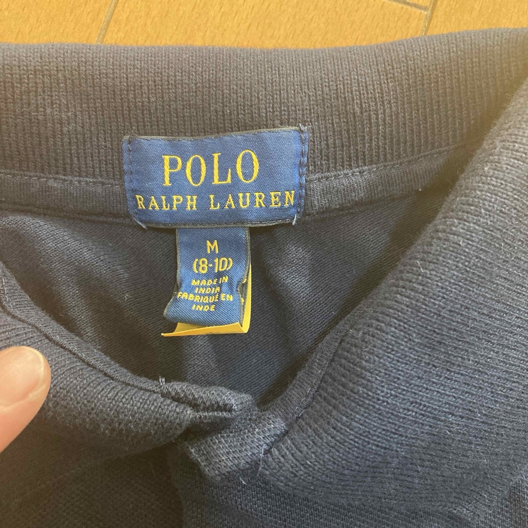 POLO RALPH LAUREN(ポロラルフローレン)のラルフローレンのポロシャツ　140 ネイビー キッズ/ベビー/マタニティのキッズ服女の子用(90cm~)(Tシャツ/カットソー)の商品写真