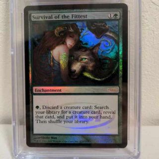 マジックザギャザリング(マジック：ザ・ギャザリング)のMTG 適者生存 ジャッジ褒賞 foil CGC鑑定品(シングルカード)