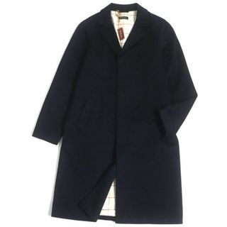 ロロピアーナ(LORO PIANA)の未使用品▼Loro Piana ロロピアーナ GREEN STORM SYSTEM 比翼仕立て カシミヤ100% チェスターコート ネイビー S メンズ 伊製 タグ付き(チェスターコート)