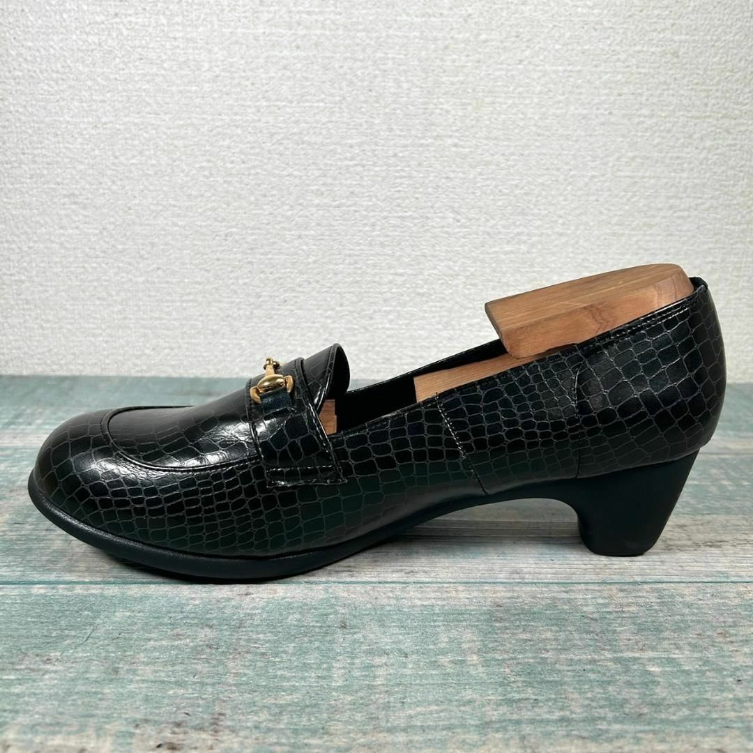 Re:getA(リゲッタ)の新品 Re:getA ホースビット XL クロコ パンプス レディースの靴/シューズ(ハイヒール/パンプス)の商品写真