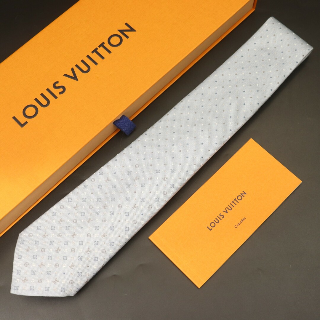 LOUIS VUITTON(ルイヴィトン)のIT4VNWD4T95M 新品 未使用 保管品 LOUISVUITTON ルイヴィトン ネクタイ モノグラム グラディエント ドッツ 8CM M76845 メンズ メンズのファッション小物(ネクタイ)の商品写真