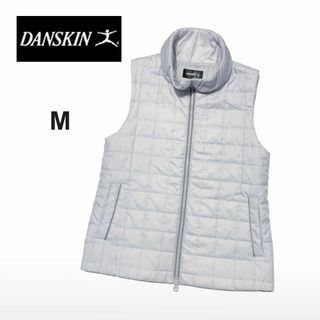 ダンスキン(DANSKIN)のダンスキンDANSKIN★M★アイスグレー　キルティングベスト　ダブルジップ(ベスト/ジレ)