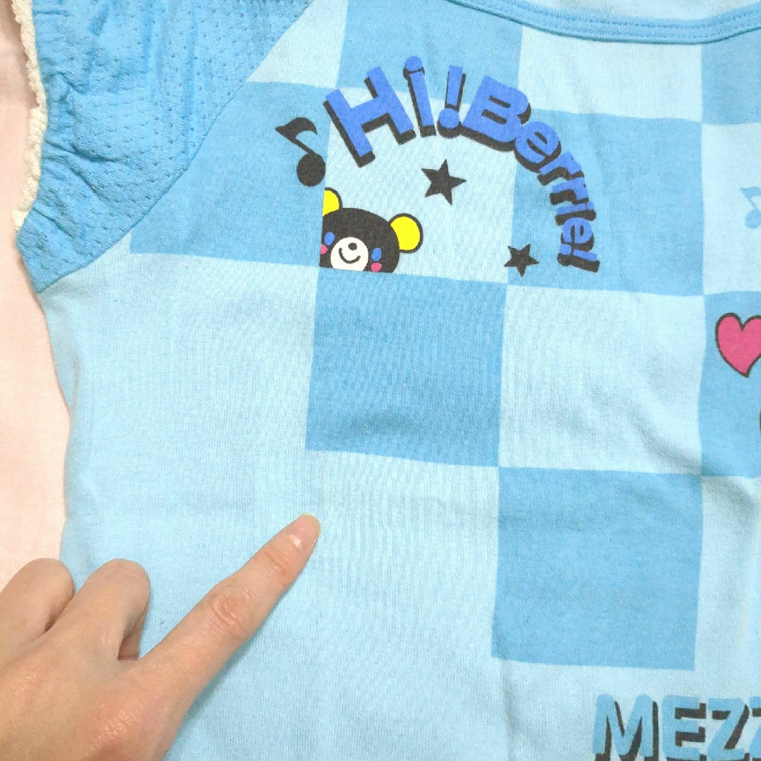 mezzo piano(メゾピアノ)のメゾピアノ★ブルーTシャツカットソー キッズ/ベビー/マタニティのキッズ服女の子用(90cm~)(Tシャツ/カットソー)の商品写真