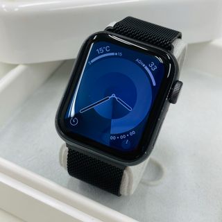 アップルウォッチ(Apple Watch)のapple watch se アップルウォッチ 黒/40mm 時計(その他)