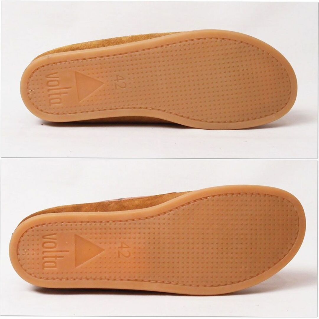 訳アリ Volta スエード×レザー ミッドカットブーツ キャメル 42 メンズの靴/シューズ(ブーツ)の商品写真