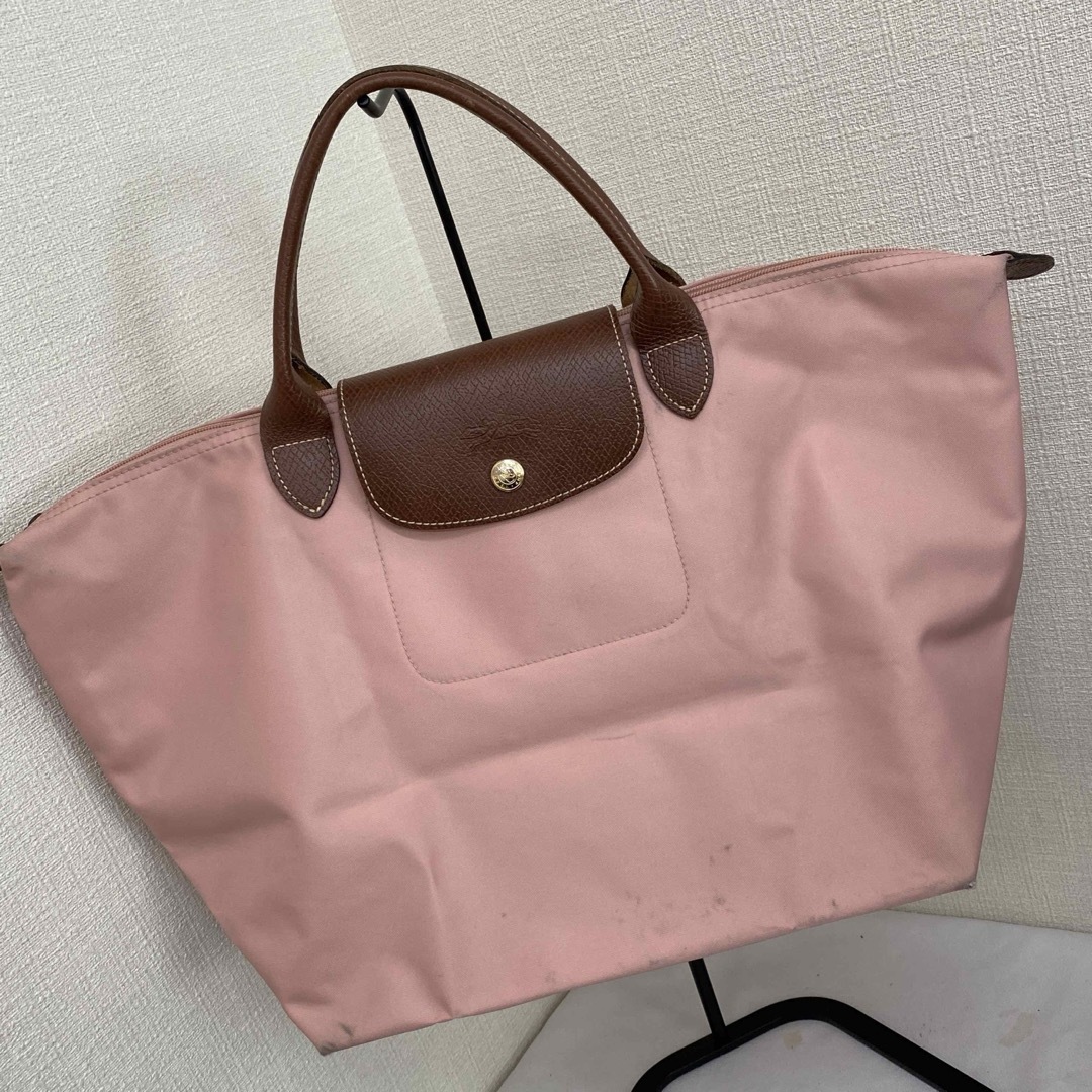 LONGCHAMP - ロンシャン プリアージュ トートバッグ ピンク LONGCHAMP - ロンシャン プリアージュ トートバッグ ピンク