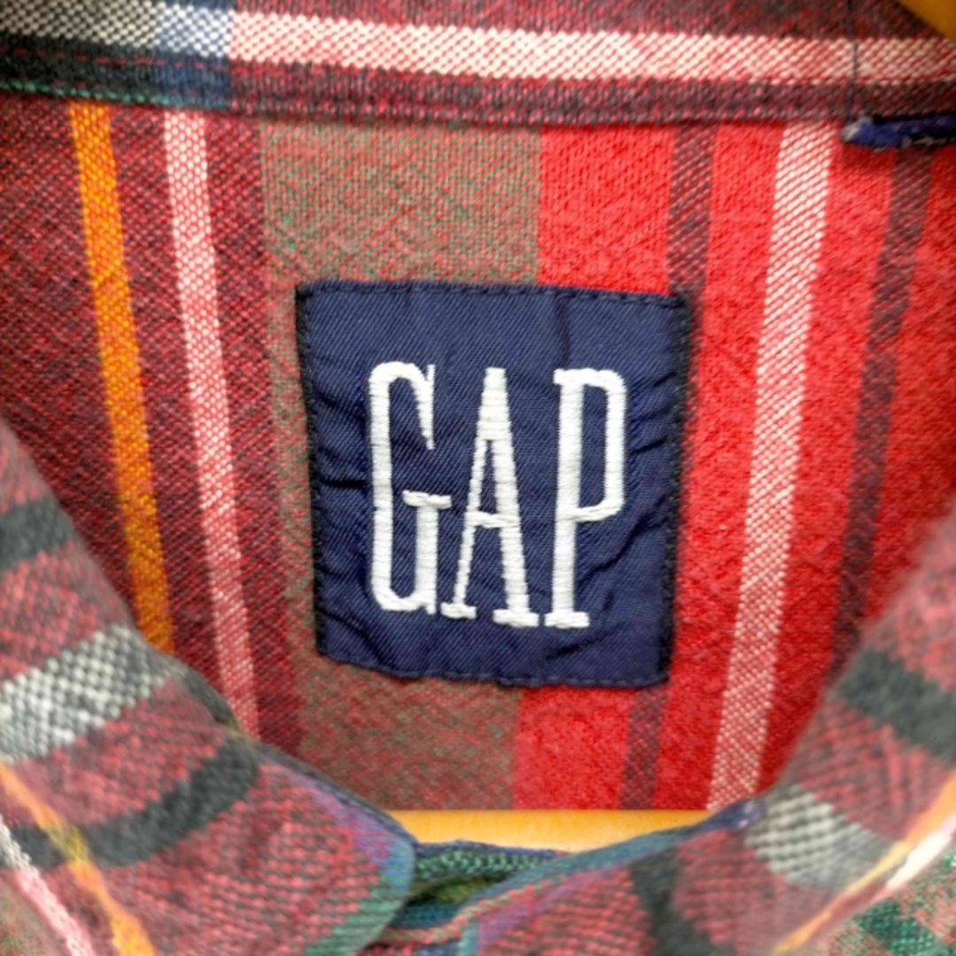 GAP(ギャップ)のGap(ギャップ) 90S OLD 紺タグ タータンチェック フランネルシャツ メンズのトップス(その他)の商品写真