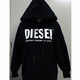 ディーゼル(DIESEL)のディーゼル ロゴプリント スウェットワンピース[b32-35］(パーカー)