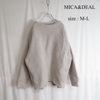 マイカアンドディール(MICA&DEAL)のMICA&DEAL オーバーサイズ ボトル ネック ニット セーター トップス(ニット/セーター)