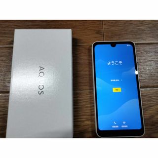 シャープ(SHARP)のSHARP AQUOS wish2 A204SH アイボリー(スマートフォン本体)