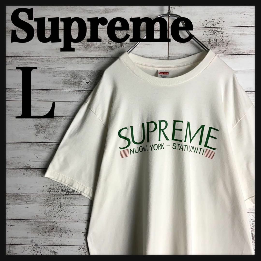 Supreme(シュプリーム)の8921【人気Lサイズ】シュプリーム☆ビッグロゴ定番カラー半袖tシャツ その他のその他(その他)の商品写真