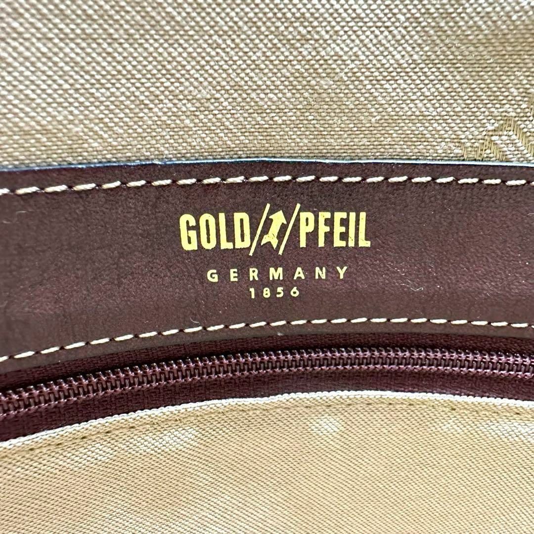 GOLD PFEIL(ゴールドファイル)のゴールドファイル　2wayショルダーバッグ　ハンドバッグ ボリード ボルドー レディースのバッグ(ショルダーバッグ)の商品写真