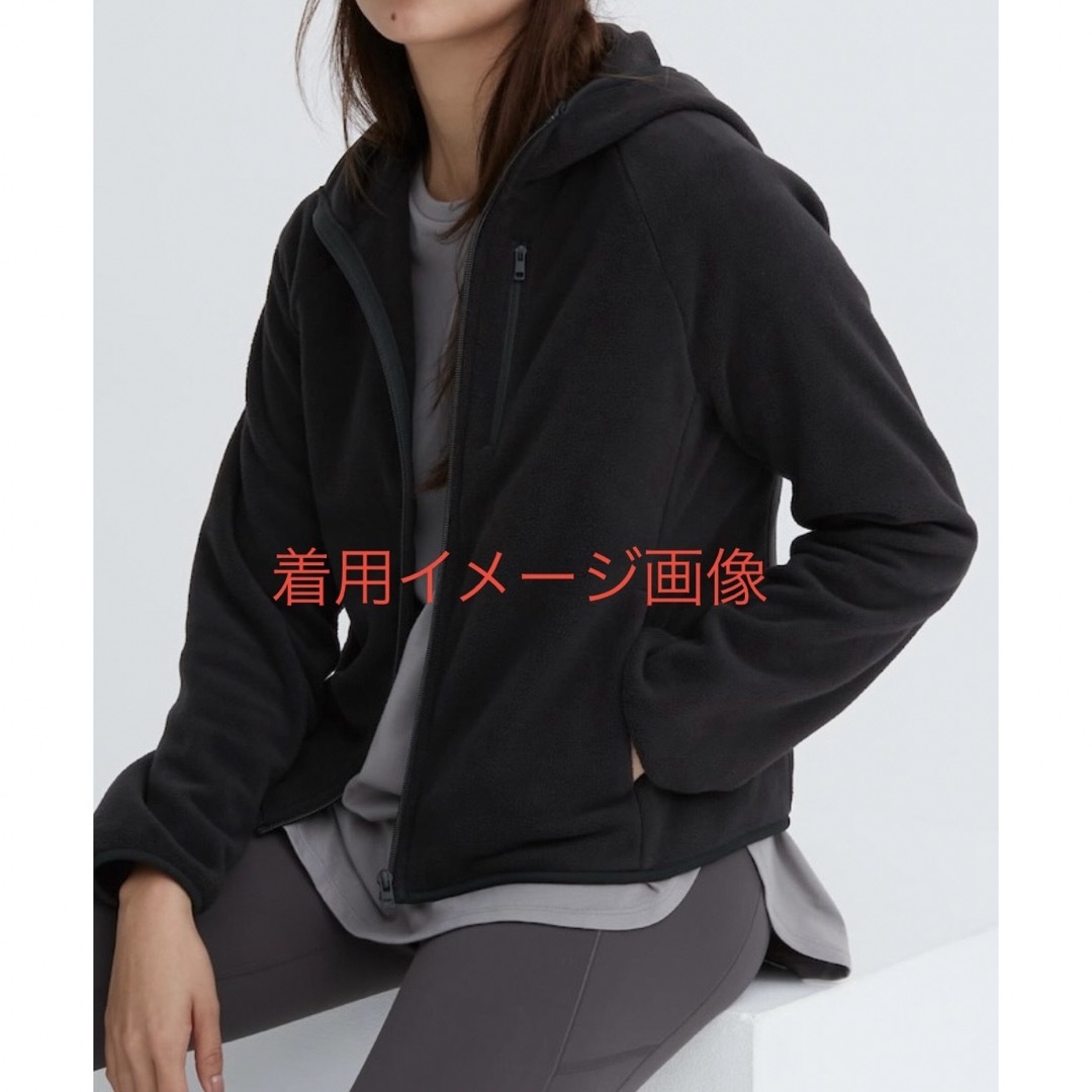 UNIQLO(ユニクロ)のUNIQLOライトフリースジップパーカー レディースのトップス(パーカー)の商品写真