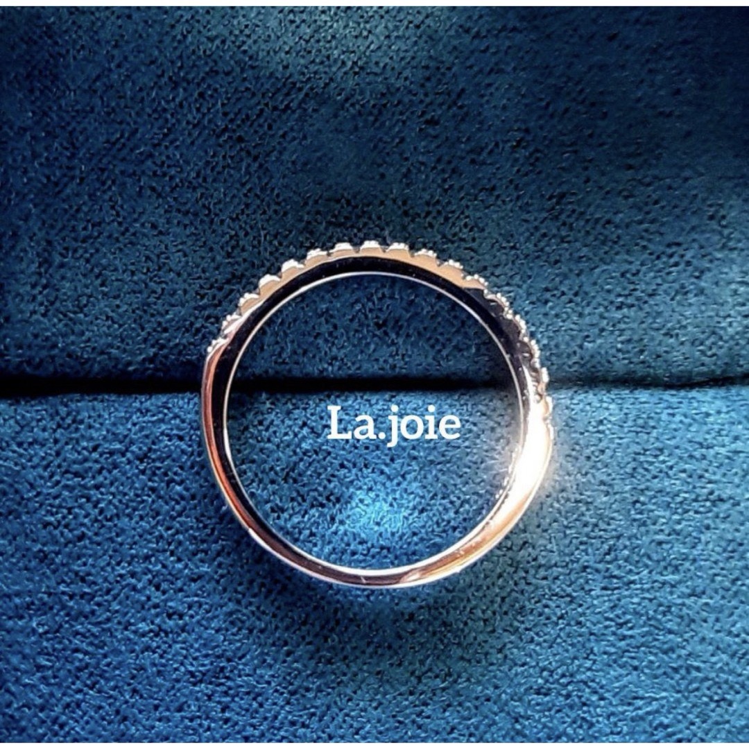 最高品質 モアサナイト ハーフエタニティ 【8号】 1.5mm リング レディースのアクセサリー(リング(指輪))の商品写真