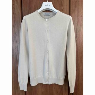 ジョンスメドレー(JOHN SMEDLEY)の美品　JOHN SMEDLEY クルーネックカーディガン　ニット(カーディガン)