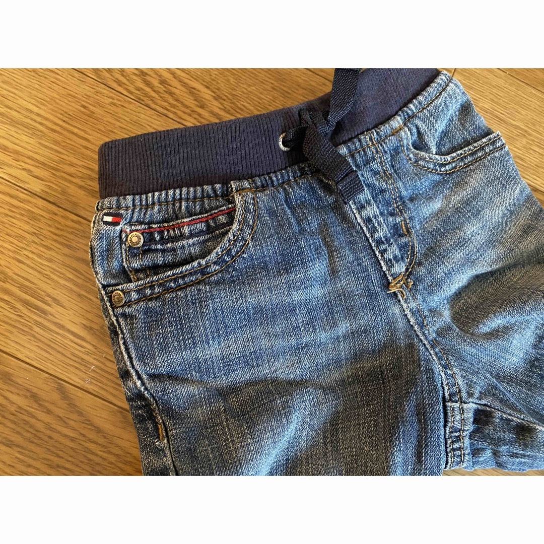 TOMMY HILFIGER(トミーヒルフィガー)のTOMMYHILFIGERトミーヒルフィガー裏地パンツシャツ2点セット2T90 キッズ/ベビー/マタニティのキッズ服男の子用(90cm~)(ブラウス)の商品写真