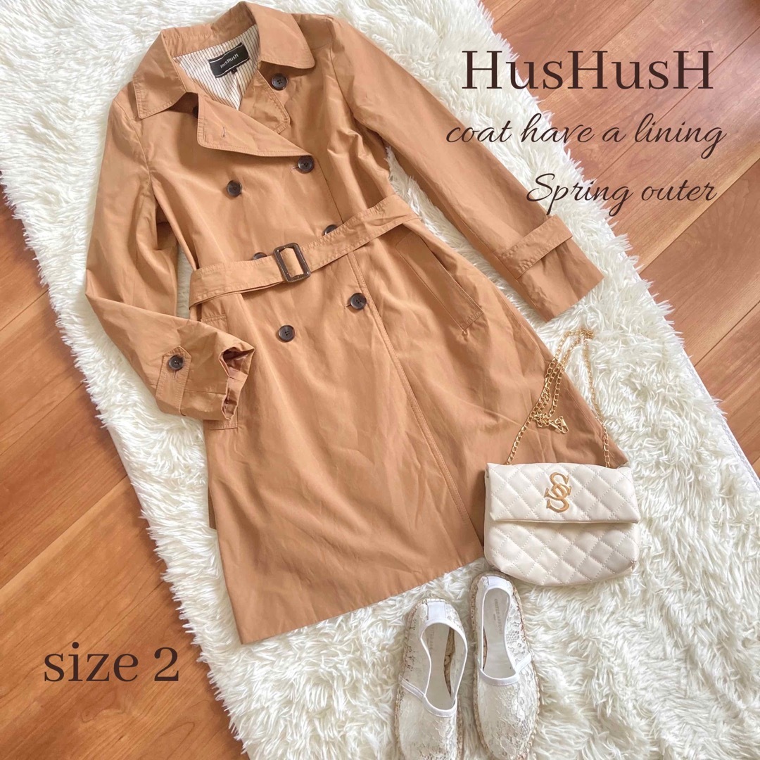 ☆未使用タグ付き！ HusH usH ハッシュアッシュ 秋、春物上着