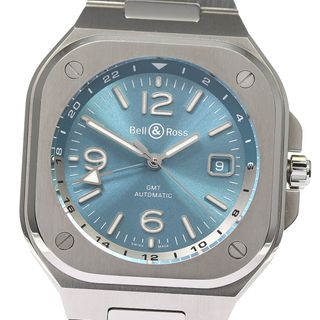 ベル＆ロス Bell＆Ross BR05G-PB-ST/22T BR05 GMT SKY BLUE デイト 自動巻き メンズ 箱・保証書付き_804990