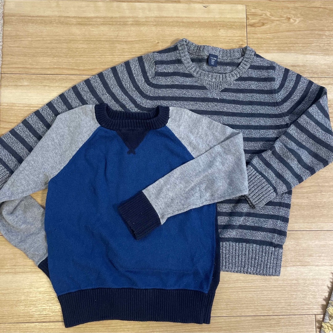 babyGAP(ベビーギャップ)のBaby gap 110 ニット　2枚セット キッズ/ベビー/マタニティのキッズ服男の子用(90cm~)(ニット)の商品写真