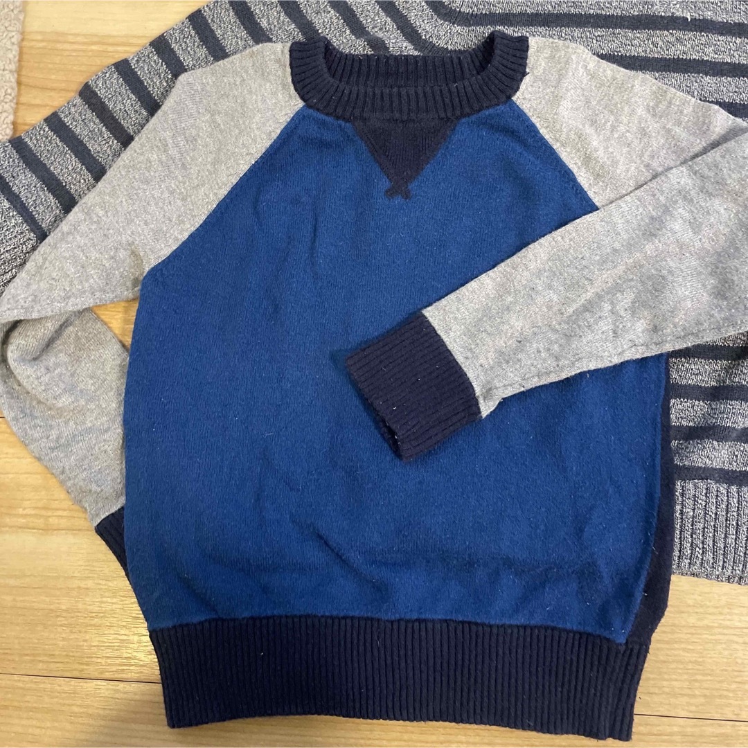 babyGAP(ベビーギャップ)のBaby gap 110 ニット　2枚セット キッズ/ベビー/マタニティのキッズ服男の子用(90cm~)(ニット)の商品写真