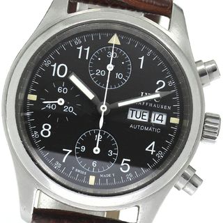 インターナショナルウォッチカンパニー(IWC)のIWC IWC SCHAFFHAUSEN IW370603 フリーガー クロノグラフ デイデイト 自動巻き メンズ _801663(腕時計(アナログ))