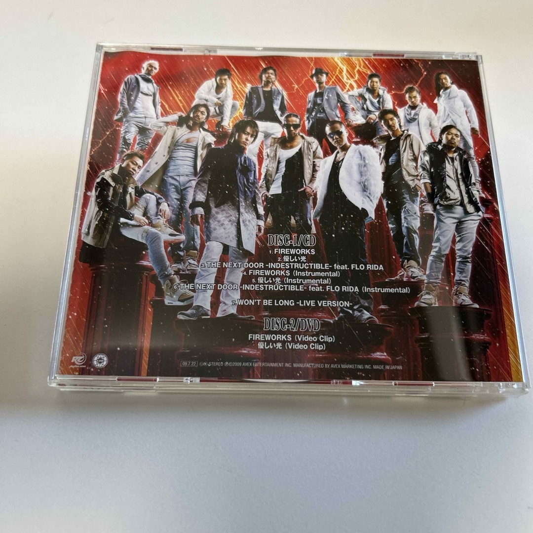 EXILE(エグザイル)のEXILE   THE　HURRICANE　〜FIREWORKS〜（DVD付） エンタメ/ホビーのCD(ポップス/ロック(邦楽))の商品写真