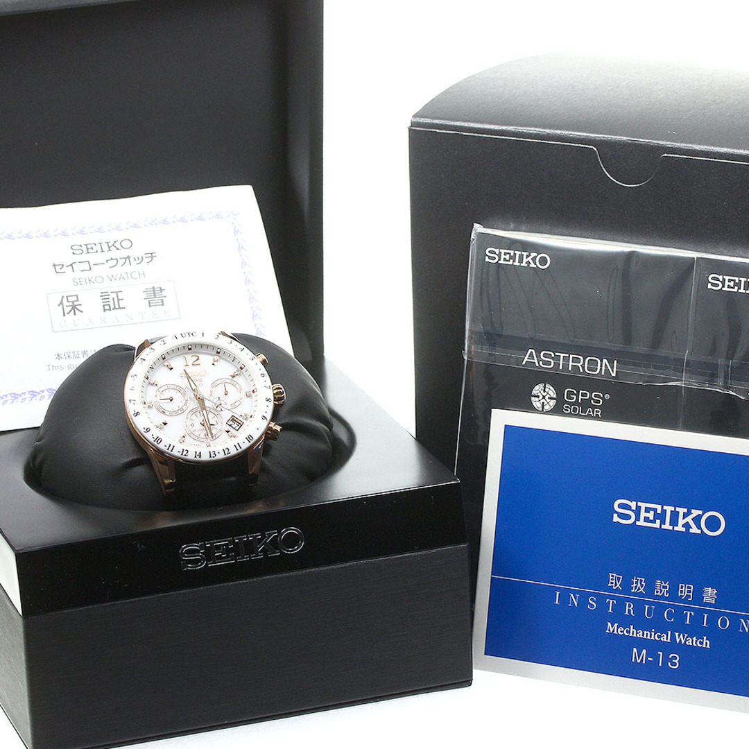 SEIKO(セイコー)のセイコー SEIKO SBXC004/5X53-0AC0 アストロン 11Pダイヤ ソーラー電波 メンズ 良品 箱・保証書付き_804018 メンズの時計(腕時計(アナログ))の商品写真