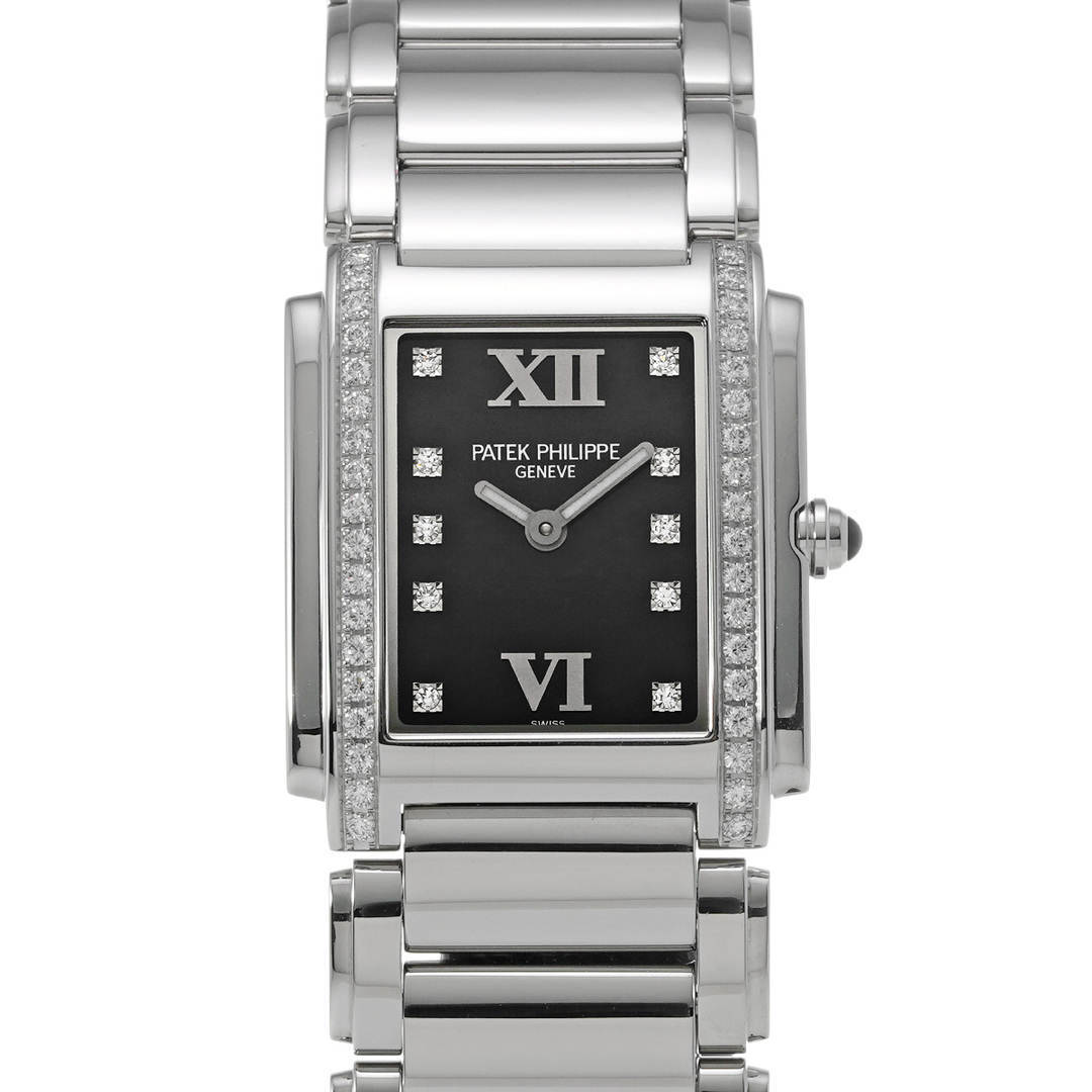 PATEK PHILIPPE(パテックフィリップ)の中古 パテック フィリップ PATEK PHILIPPE 4910/10A-001 ブラック /ダイヤモンド レディース 腕時計 レディースのファッション小物(腕時計)の商品写真