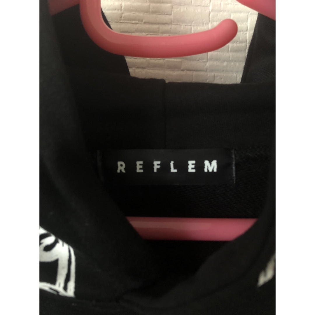 REFLEM(レフレム)のREFLEM レフレム セパレート アーム パーカー フーディ ブラック レディースのトップス(パーカー)の商品写真